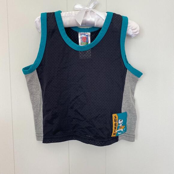 Vintage Peanuts Gang Sleeveless Mesh Tank Top 2T - Picture 1 of 6